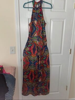 Multicolor Tribal Print jumpsuit